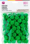 CousinDIY Pom-Pom 1" 80/Pkg Green