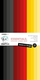 Studio Light Creative Craftlab Essentials Unicolour Paper Pad 11.8"X5.9" Bees & Bugs