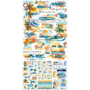 49 And Market Rub-On Transfer Set 6"X12" Beach Vibes