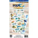 49 And Market Rub-On Transfer Set 6"X12" Beach Vibes