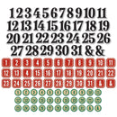 49 And Market Chipboard Set Bits, Mistletoe And Memories