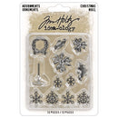 Tim Holtz Idea-Ology Metal Adorments Christmas