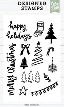 Echo Park Designer Stamp Set Christmas Icons Marker