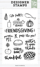 Echo Park Designer Stamp Set Friendsgiving