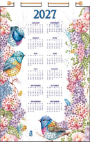 Design Works 2027 Sequin Calendar Felt Applique Kit Robins