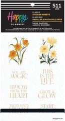Happy Planner Big 30 Sheet Sticker Value Pack - Dark Garden Classic