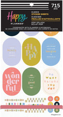 Happy Planner Big 30 Sheet Sticker Value Pack - Pop Splash Classic