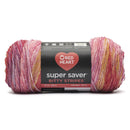 Red Heart Super Saver Bitty Stripes - Pink Lemonade