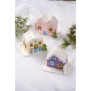 Bucilla Felt Ornaments Applique Kit Set Of 3 Putz Village 3D