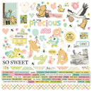 Simple Stories Cardstock Stickers 12"x12" Classic Pooh Baby