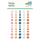 Simple Stories Glossy Enamel Dots 60/Pkg Take Note