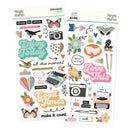 Simple Stories Foam Stickers 58/Pkg Take Note