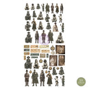 Prima Marketing Finnabair Ephemera 116/Pkg Time Travellers