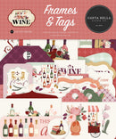 Carta Bella Frames & Tags Cardstock Ephemera WINE