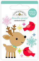 Doodlebug Doodle-Pops 3D Stickers Deer Friends