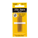 John James Cotton Darners Hand Needles Assorted Sizes 1-5, 10/Pkg