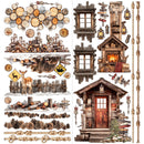49 And Market Timber and Tweed Laser Cut Floral Set