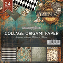 Memory Place Collage Origami Papers 6X6 24/Pkg Visonaries