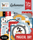 Echo Park Mouse And Me ephemera with colorful icons and themed elements