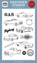 Carta Bella Cars Vehicles Designer Stamp Set - craft supplies packaging