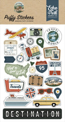 Echo Park – It’s Time To Travel Puffy Stickers