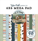 Echo Park It's Time To Travel 48-sheet 6x6 mega pad for scrapbooking