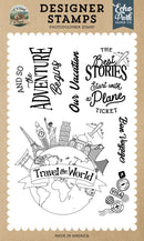 Echo Park It's Time To Travel designer stamps for scrapbooking