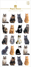 Paper House - Mixed Cats 3D Scrapbooking Stickers