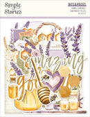 Simple Stories Bits & Pieces Die Cuts Simple Vintage Lavender Fields