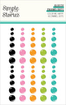 Simple Stories Glossy Enamel Dots Color Me Happy