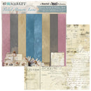 49 and Market Faded Memory Lane 12x12 solids collection pack with dusty rose, denim blue, beige and grey vintage scrapbooking papers