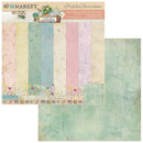 49 and Market From The Garden 12x12 solids collection pack with blush, mint, powder blue, lavender and cream scrapbook papers