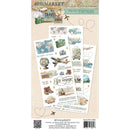 49 and Market Blendable Rub-On Transfer Set 6"X12" - Travel Diaries