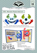Karen Burniston Monster Playful Add-Ons die set packaging with mix-and-match monster pieces.