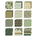 Tim Holtz – Idea-ology Double-Sided Cardstock 8"x8" – The Palette Collection: Green