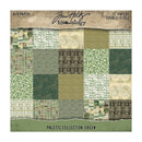 Tim Holtz – Idea-ology Double-Sided Cardstock 8"x8" – The Palette Collection: Green