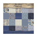 Tim Holtz Idea-ology – Palette Collection: Indigo Paper Pad 8" x 8"
