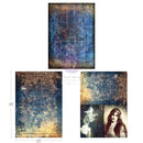 Prima Marketing Finnabair A3 Decoupage Pack – Nightdreaming – Celestial Vintage Collage Papers – 3 Sheets 11.7" x 16.5"