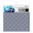 Simon Hurley create. Trellis Layering Stencil Set.