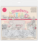 Craft Consortium – Strawberry Tea Clear Stamps "So Sweet"