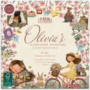 Craft Consortium – Olivia's Wildflower Adventure 8"x8" Premium Paper Pad