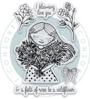 Craft Consortium – Olivia's Wildflower Adventure Clear Stamps "Be A Wildflower"