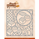 Find It Trading Berrie's Beauties Sweet Moments Bonbon metal cutting die with chocolate sweets and swirled frame
