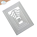 Elizabeth Craft Designs Stitched Rectangles And Labels Dies 2349