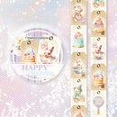Memory Place - Happy Birthday Washi Tape Tag Design