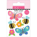 3D butterfly bee and flower Bella Pops stickers