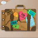 Elizabeth Craft Designs Destination Fun Sentiments Clear Stamps