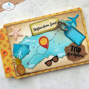 Elizabeth Craft Designs Destination Fun Sentiments Clear Stamps