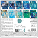 Craft Consortium – Ink Drops Ocean 2 6x6 Double-Sided Paper Pad