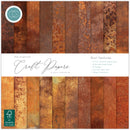 Craft Consortium Rust Textures 12x12 paper pad with realistic rusted metal texture designs